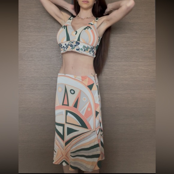 Reworked vintage furniture Pucci two piece - Picture 3 of 5